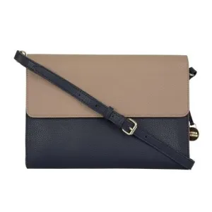 Navy Colour Block Cross Body