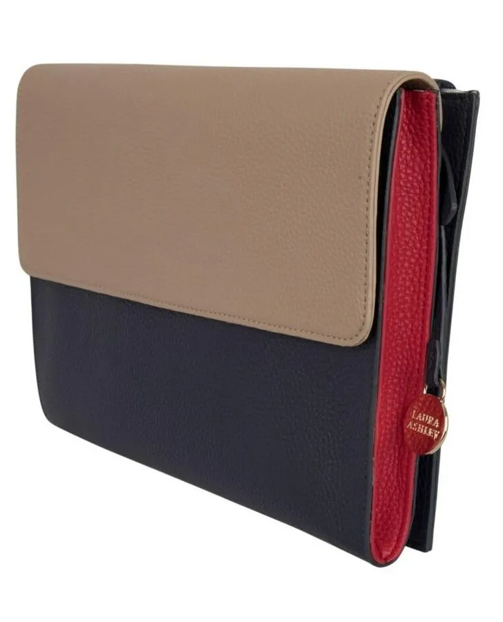Navy Colour Block Cross Body