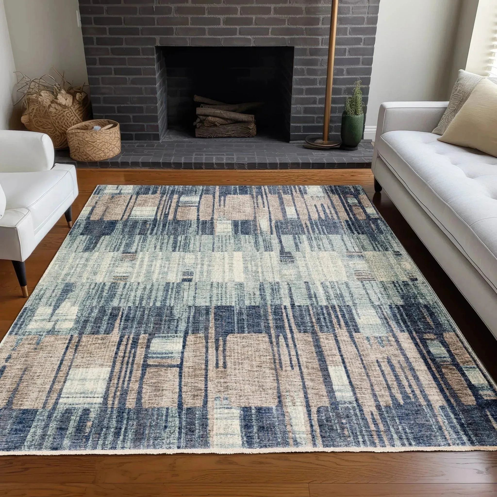 Neola NA11 Navy Rug