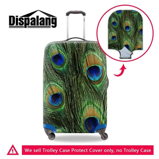 New Leopard Print Luggage Protection Cover For 18-30 inch Suitcase Fashion Elastic Luggage Cover Cool Travel Trolley Accessories