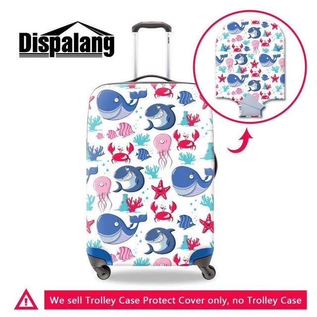 New Leopard Print Luggage Protection Cover For 18-30 inch Suitcase Fashion Elastic Luggage Cover Cool Travel Trolley Accessories