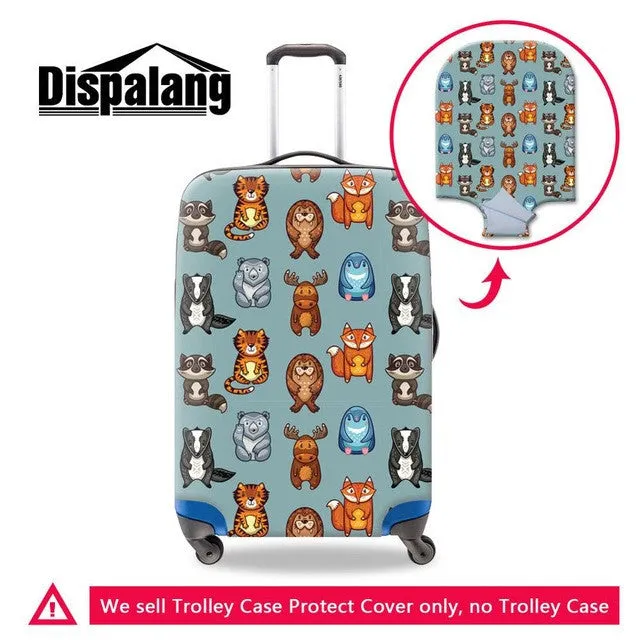 New Leopard Print Luggage Protection Cover For 18-30 inch Suitcase Fashion Elastic Luggage Cover Cool Travel Trolley Accessories