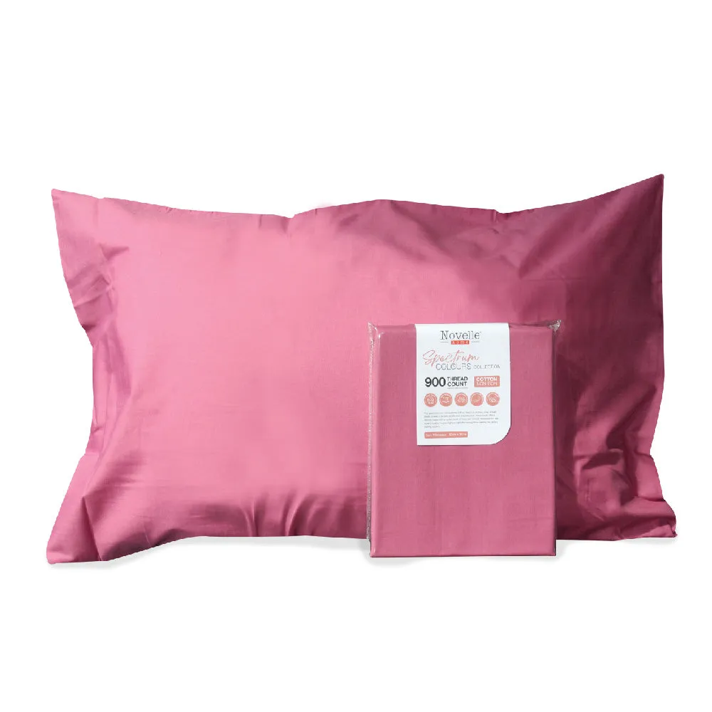 Novelle Cotton Non-Iron Spectrum Colours 2 pcs Pillow Case - 900TC