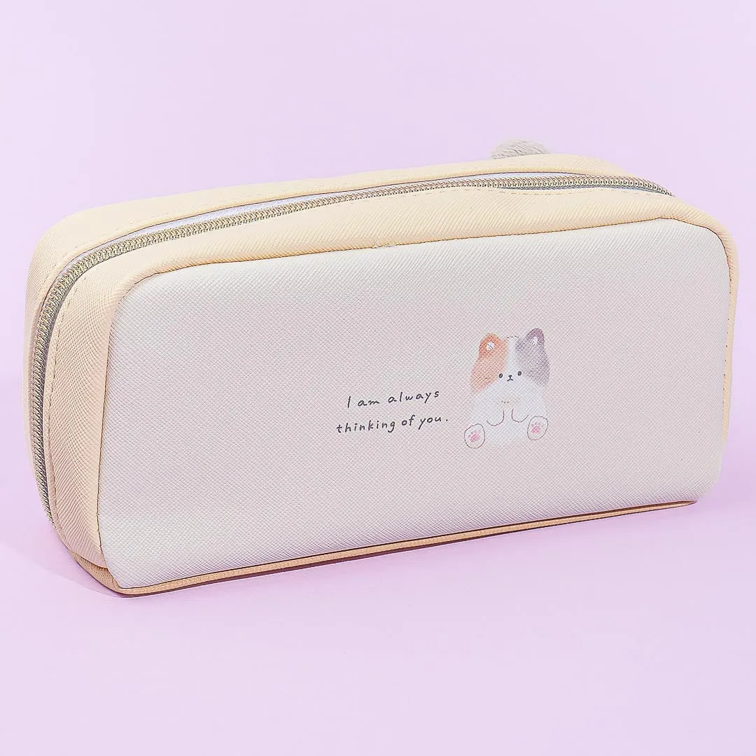 Pat My Tummy Cat Pencil Case