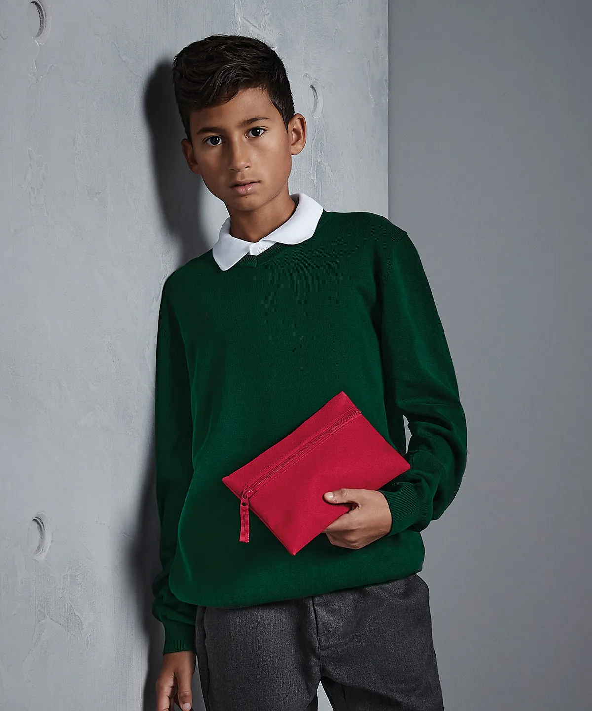 Pencil case | Burgundy