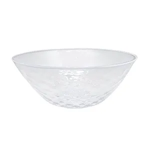 Pineapple Texture Large Bowl White Rim