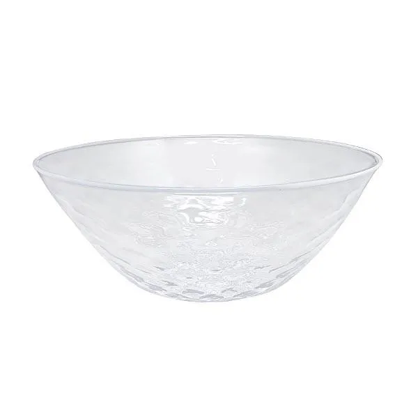 Pineapple Texture Large Bowl White Rim