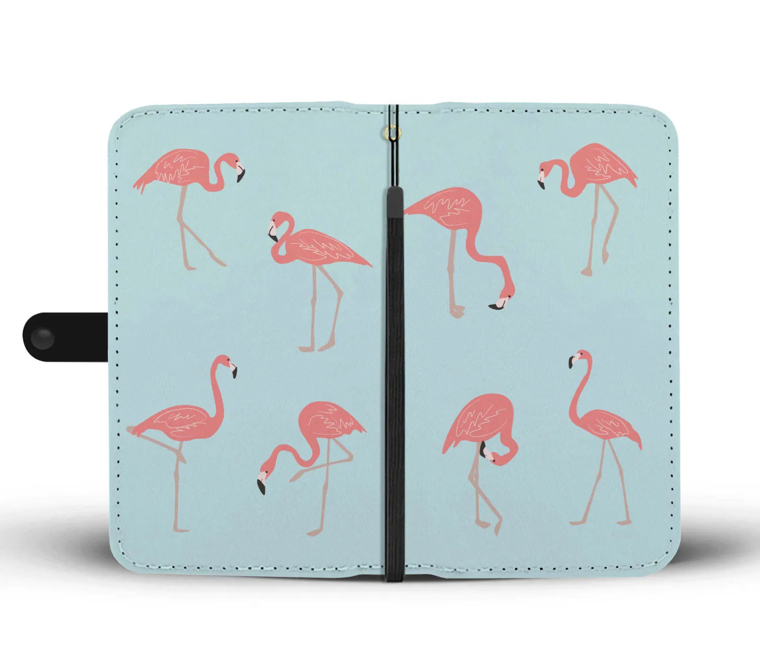 Pink Flamingos Phone Wallet Case