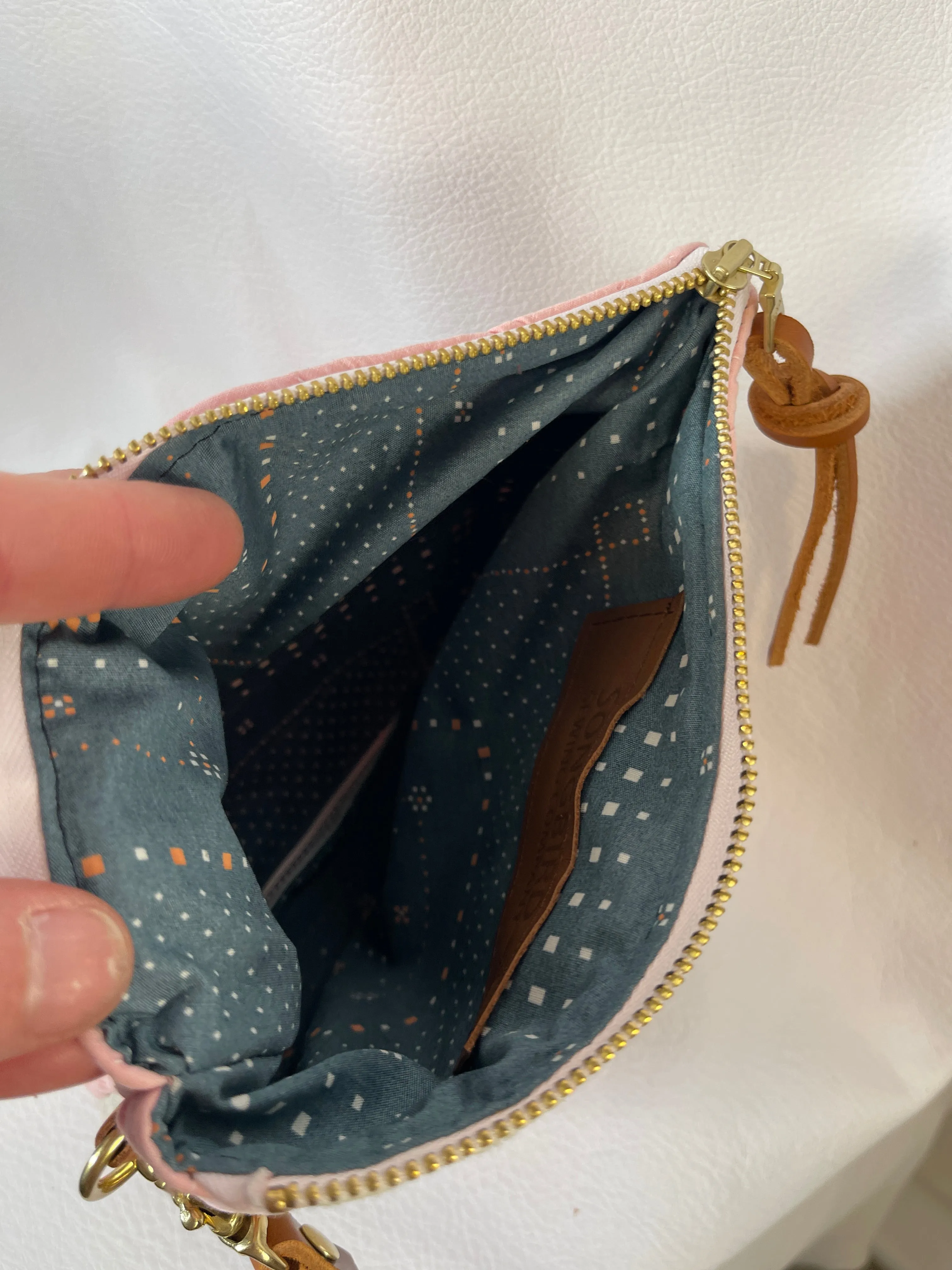 Pink Vintage Quilt Pouch