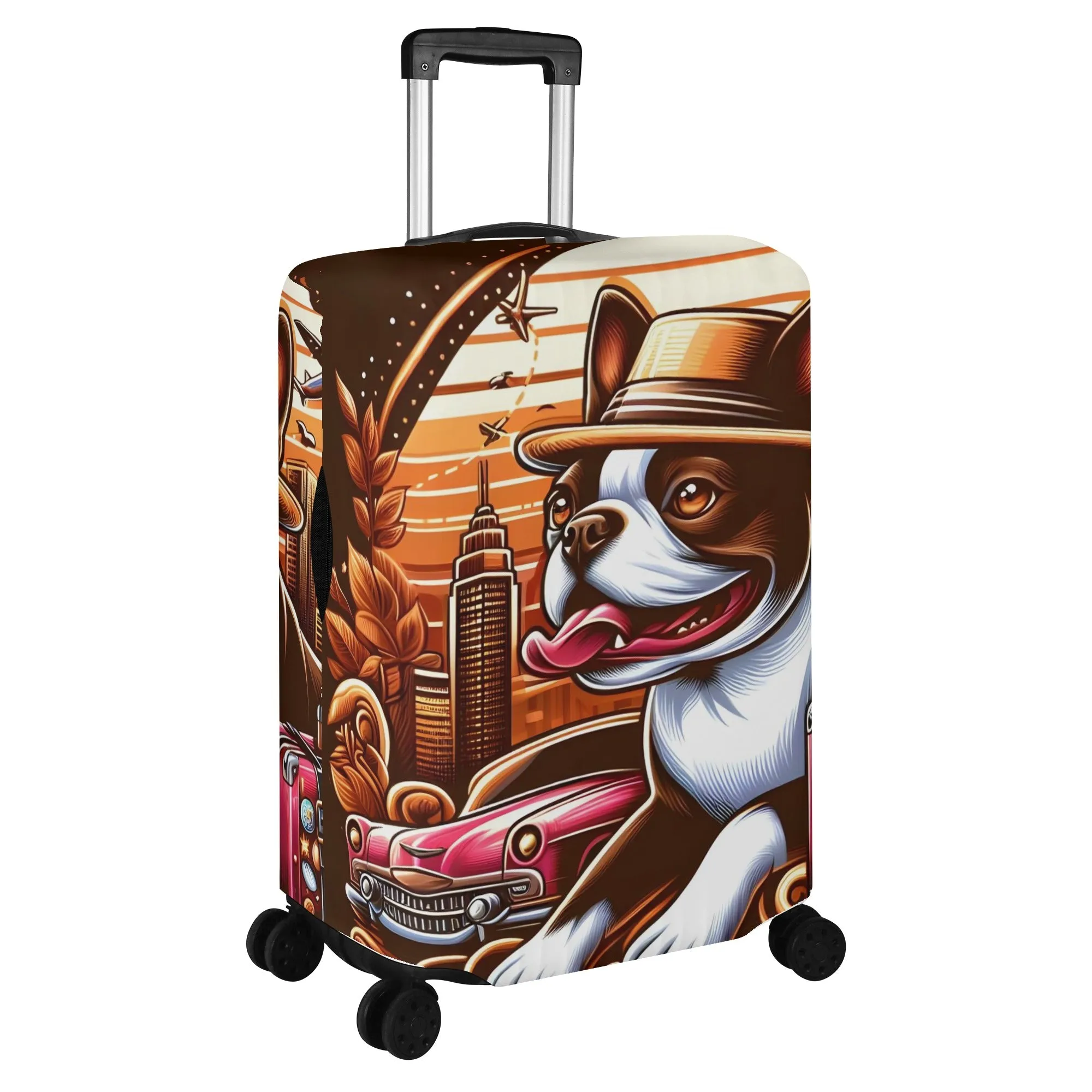 Pixie  - Luggage Cover for Boston Terrier lovers