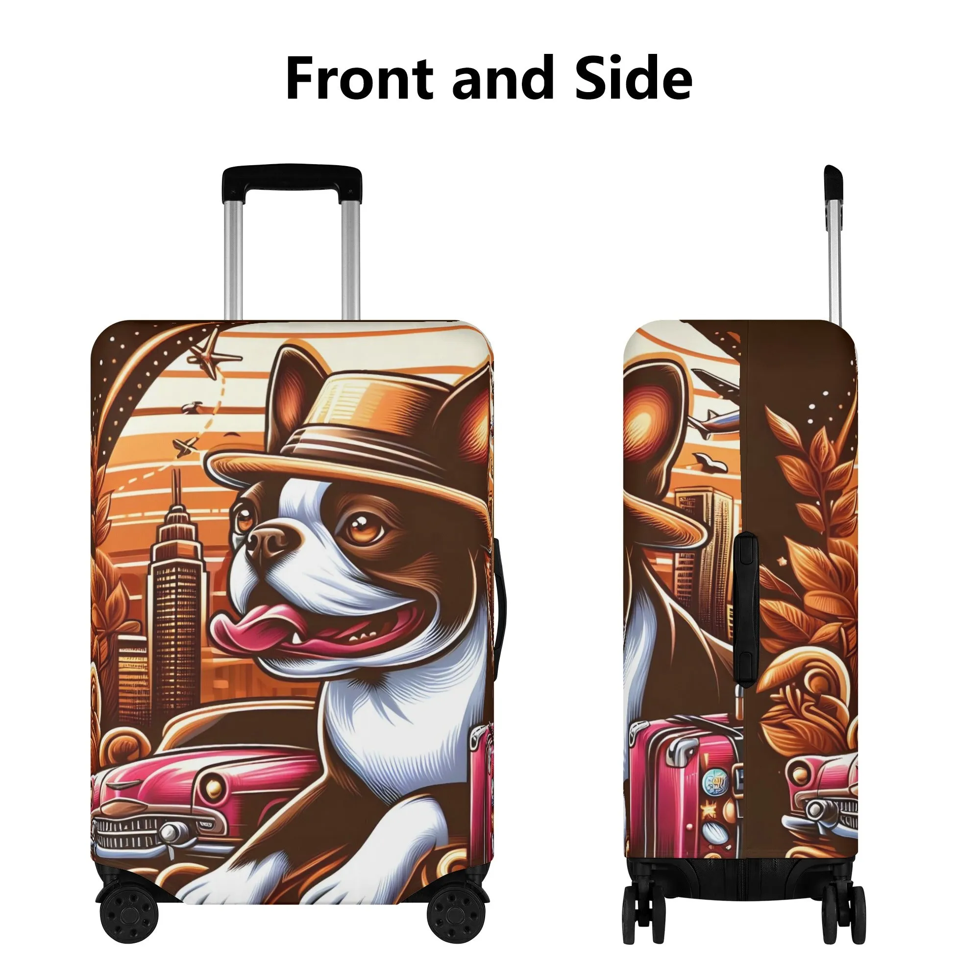 Pixie  - Luggage Cover for Boston Terrier lovers