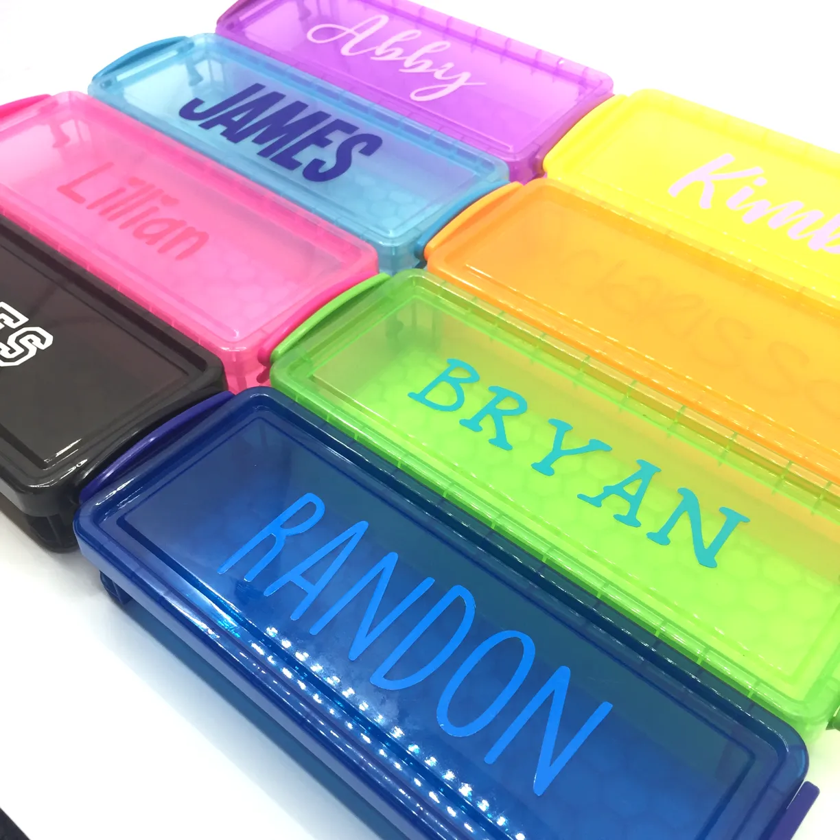 Plastic Pencil Case - Green