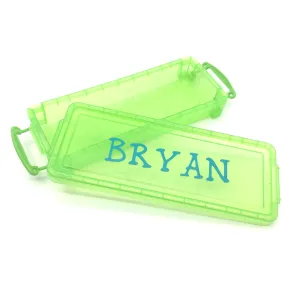 Plastic Pencil Case - Green