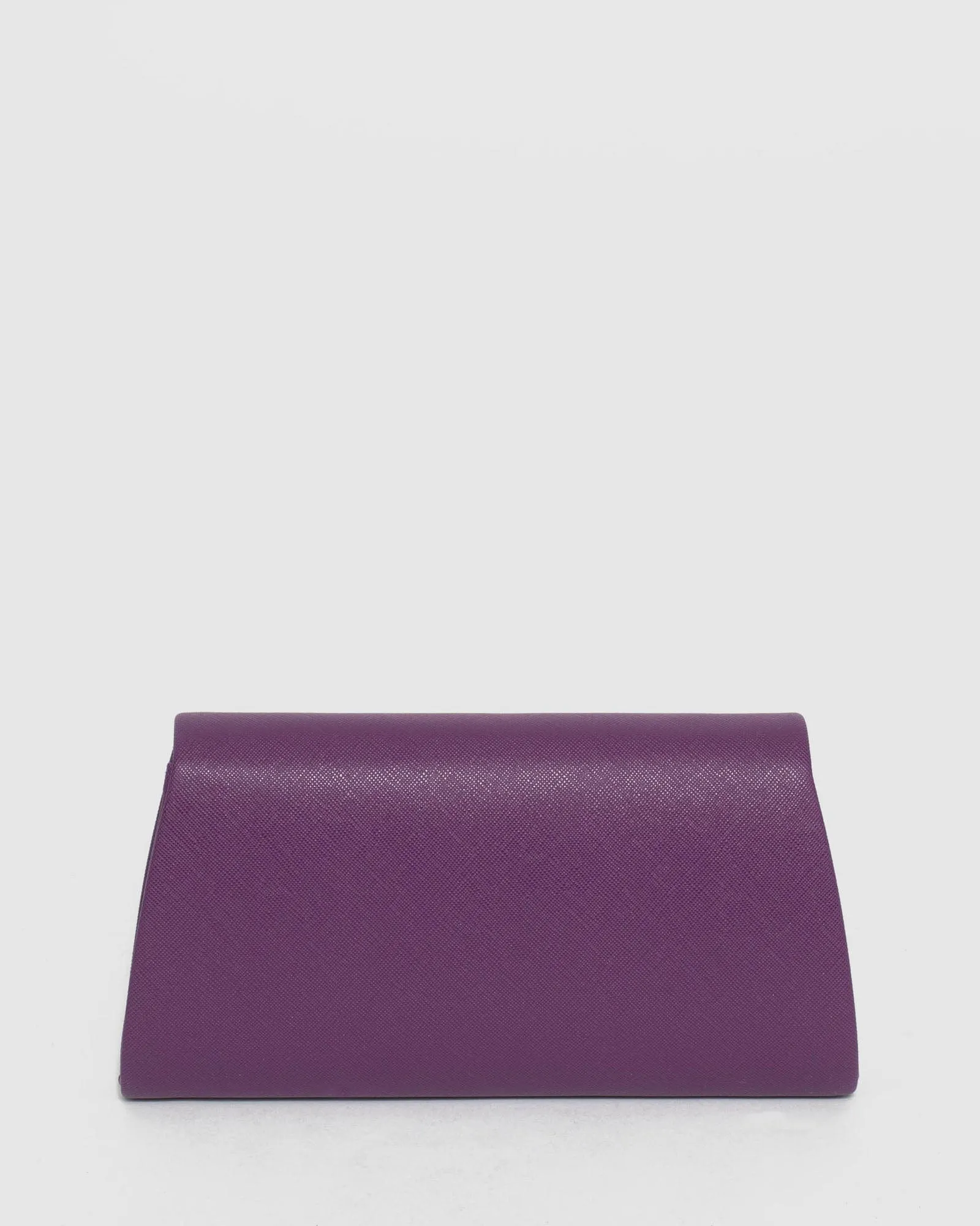 Purple Leaha Evening Clutch Bag