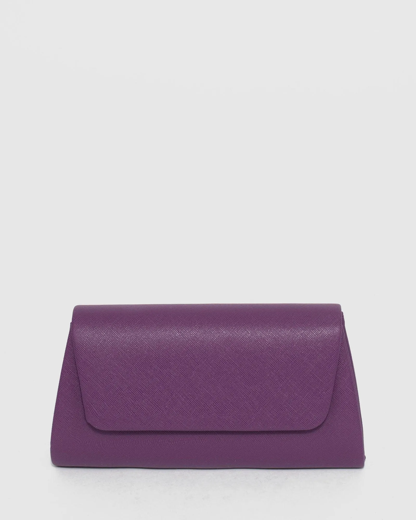 Purple Leaha Evening Clutch Bag