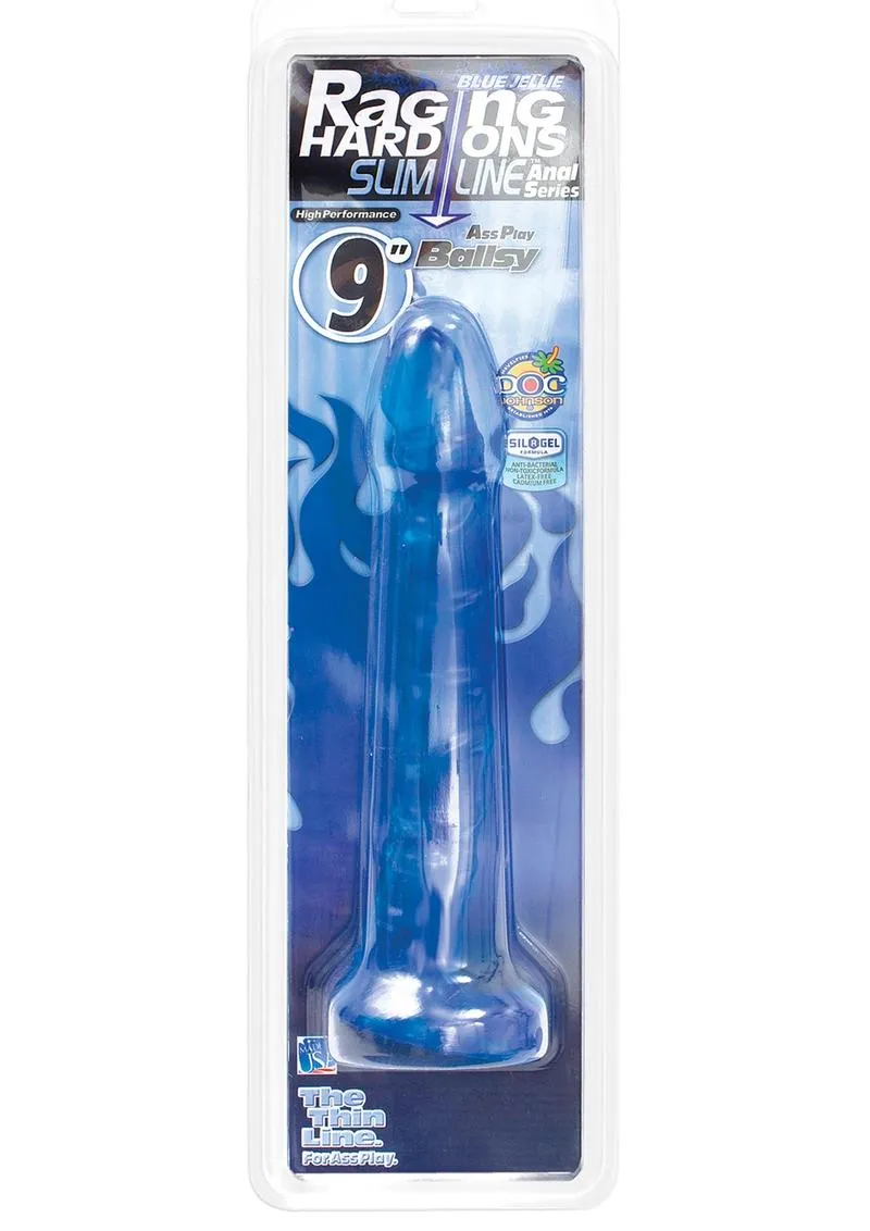 Raging Hard-Ons - Slimline Anal Series - Ass Play Ballsy Dildo with Balls