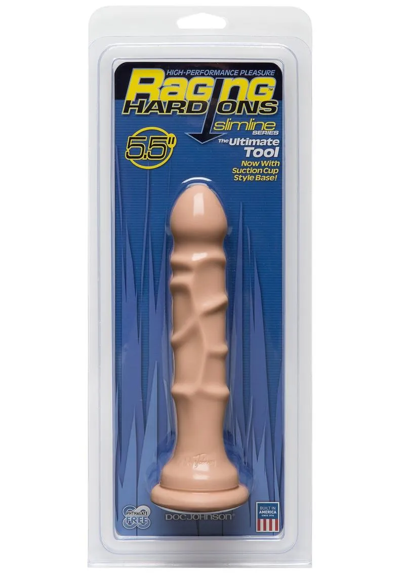 Raging Hard-Ons - Slimline Series - The Ultimate Tool Dildo with Suction Cup