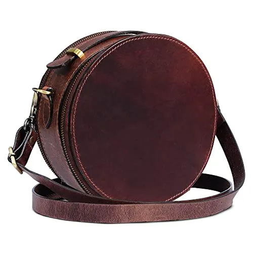 RAWHYD - Leather crossbody purse for women - 8" x 3.5"