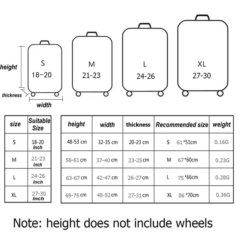 Red and White Plad | Basic Design | Luggage Suitcase Protective Cover