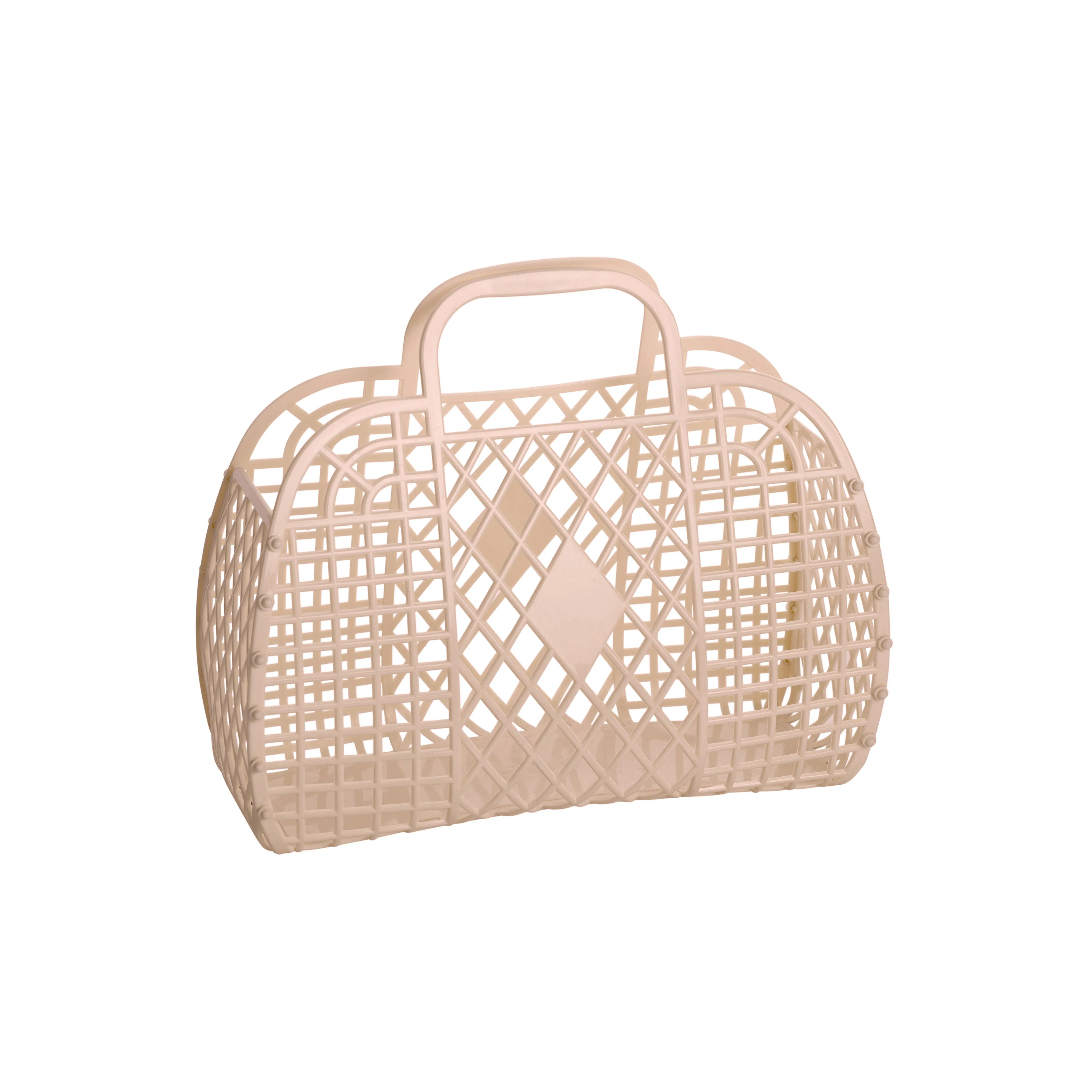 Retro Basket Jelly Bag - Small: Pink