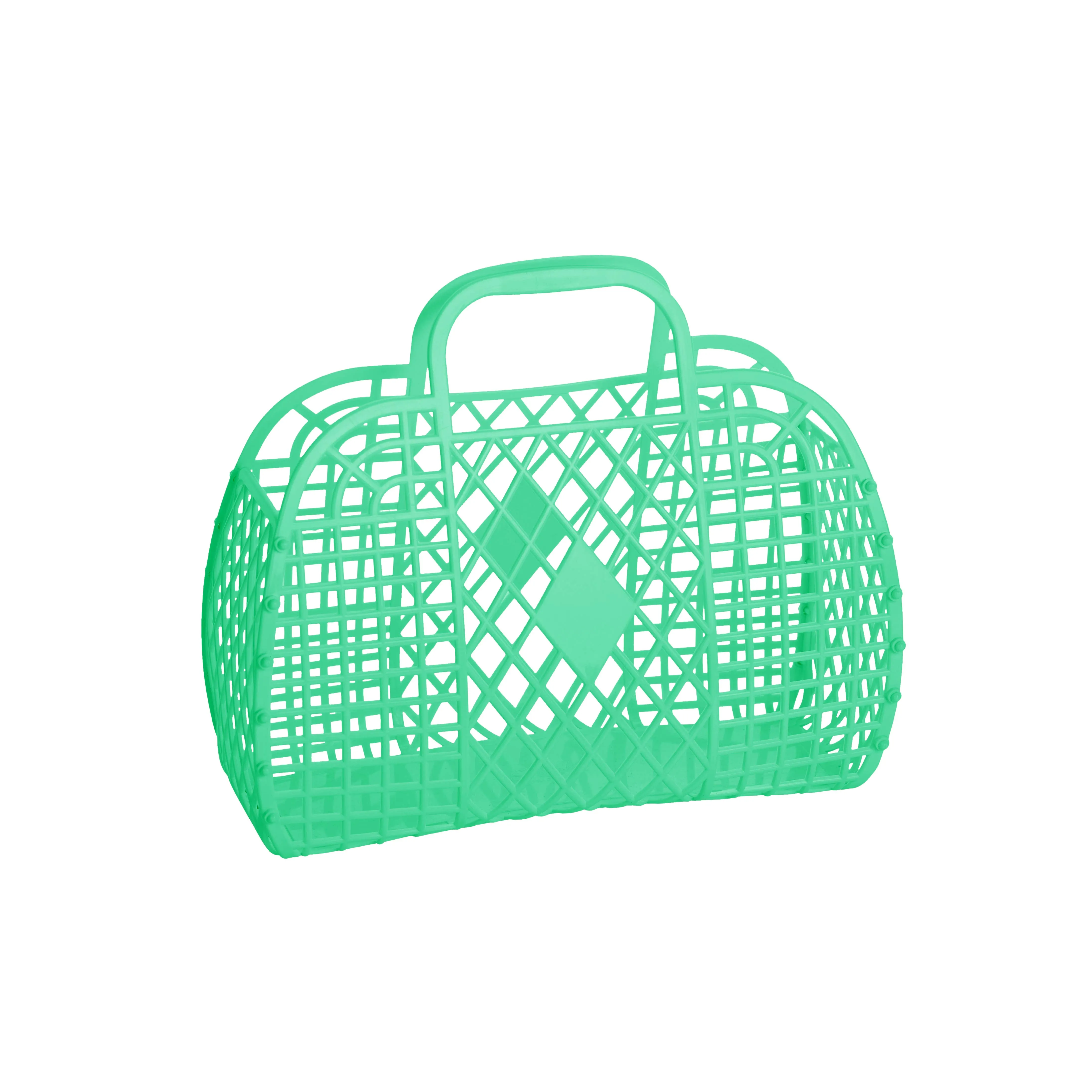 Retro Basket Jelly Bag - Small: Pink