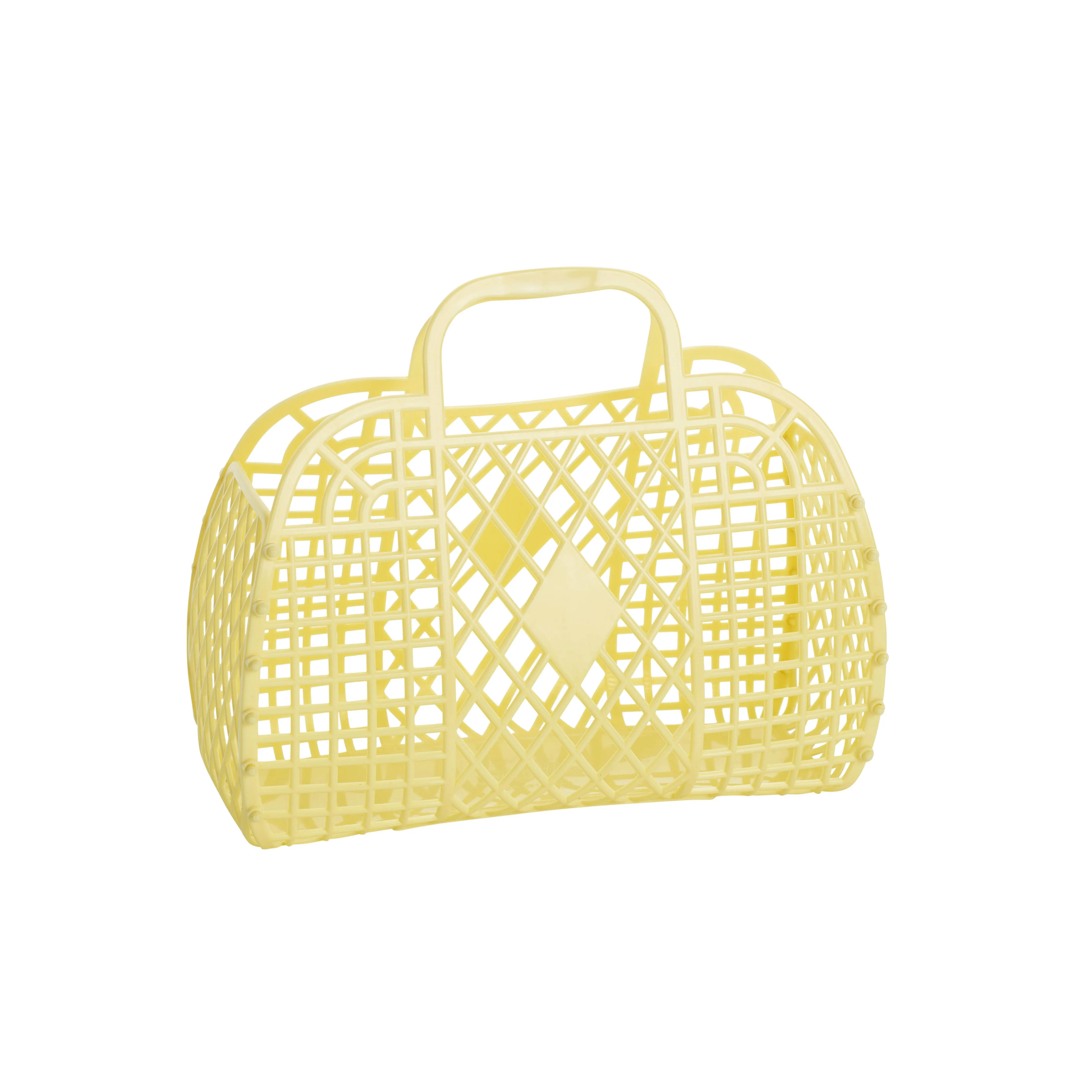 Retro Basket Jelly Bag - Small: Pink
