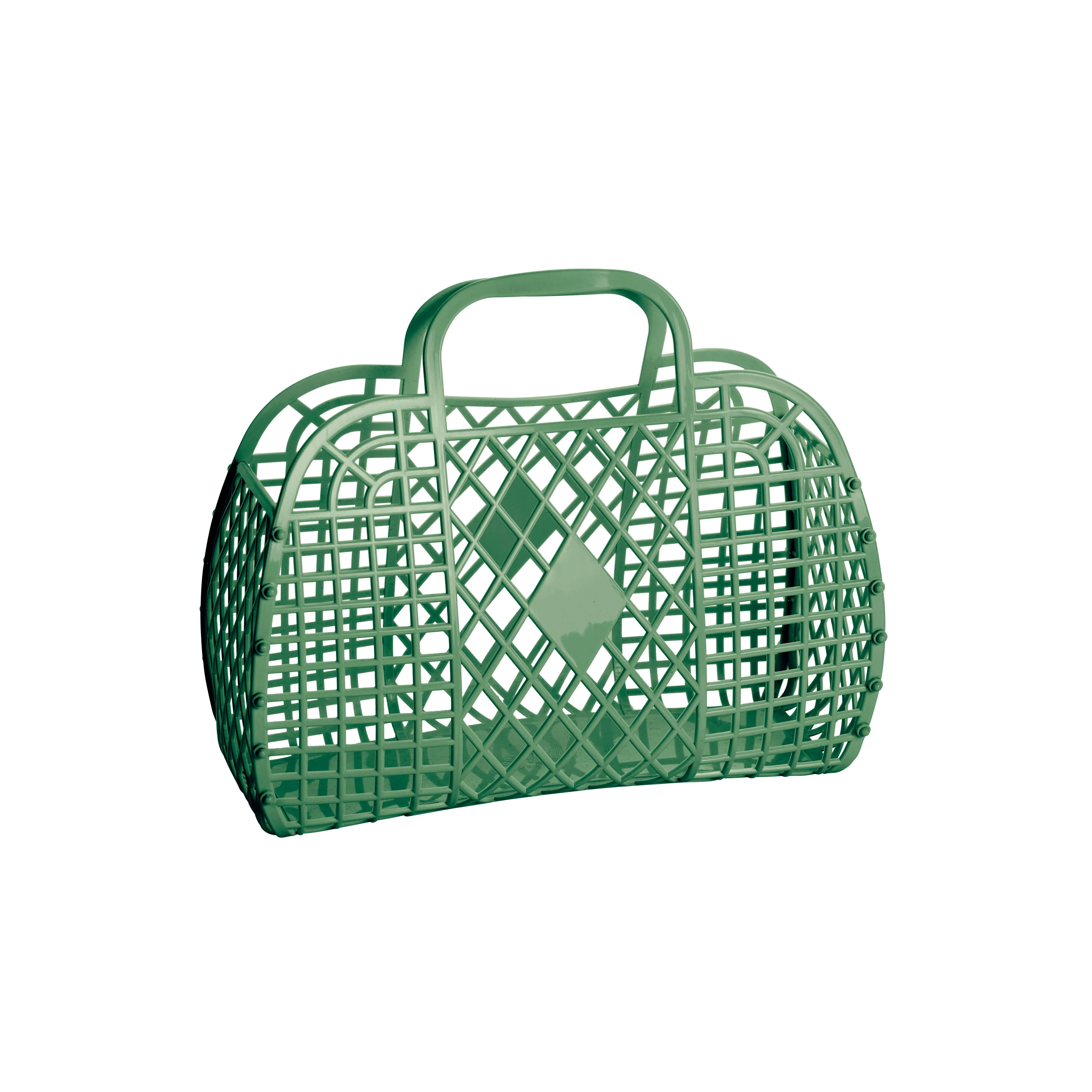 Retro Basket Jelly Bag - Small: Pink