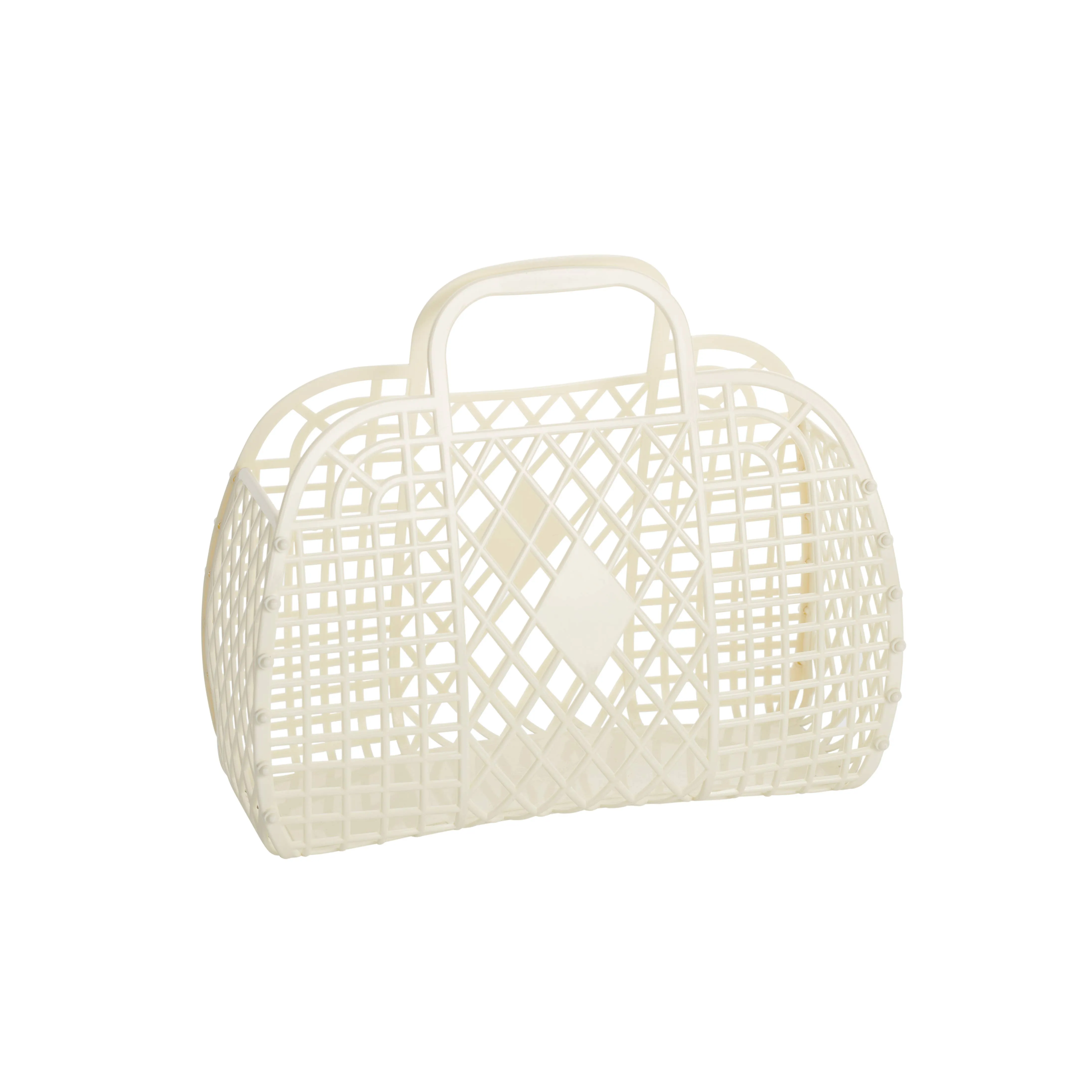 Retro Basket Jelly Bag - Small: Pink