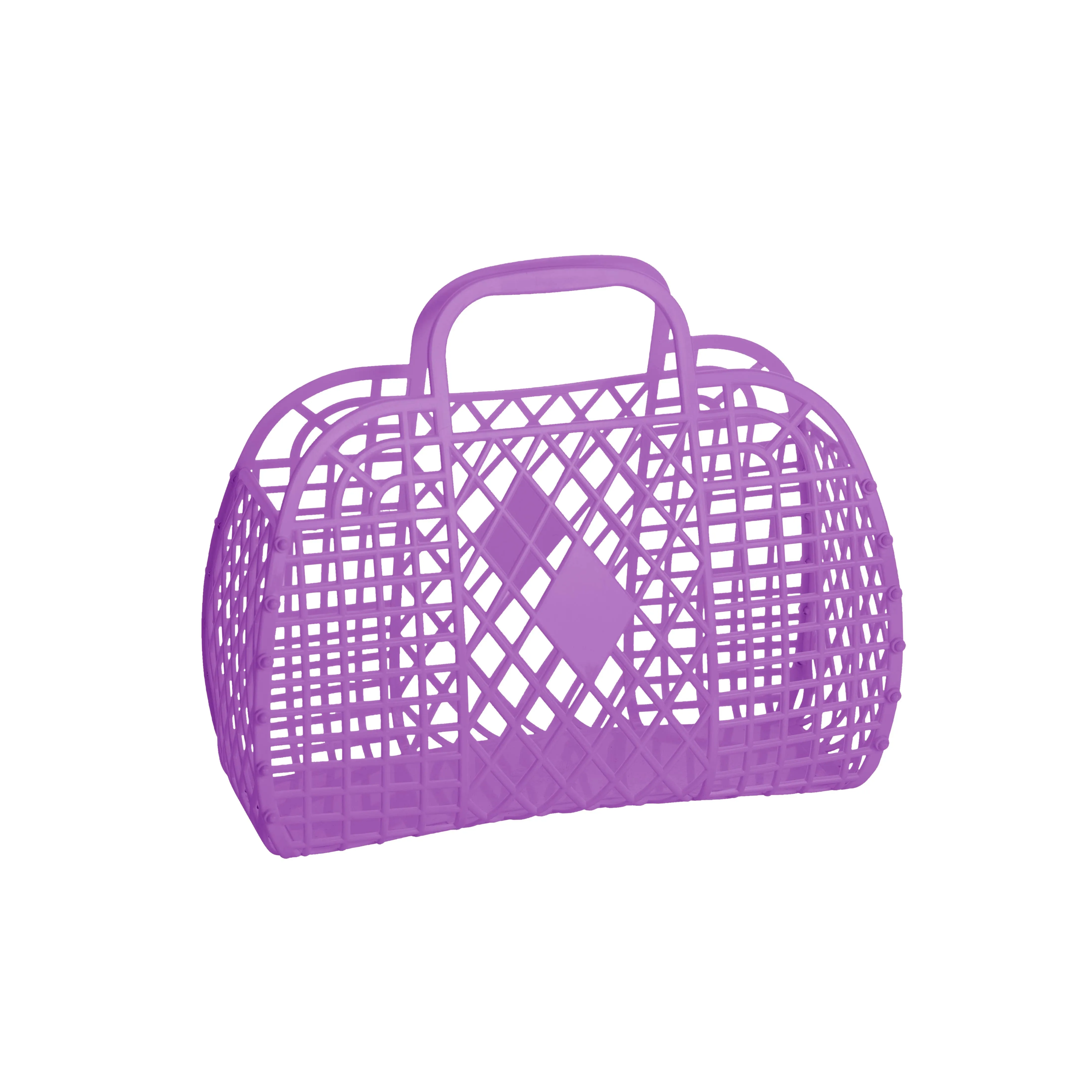 Retro Basket Jelly Bag - Small: Pink