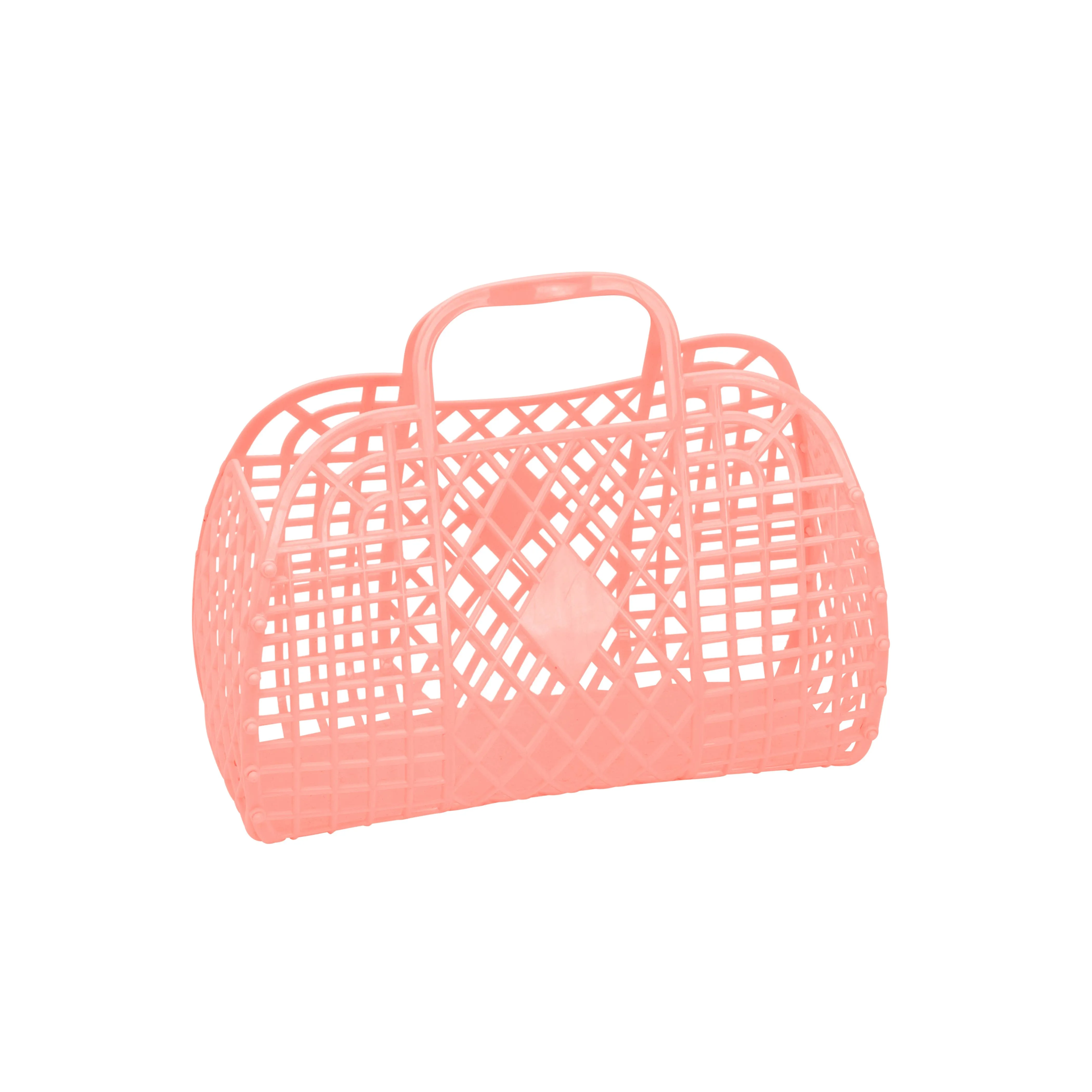 Retro Basket Jelly Bag - Small: Pink