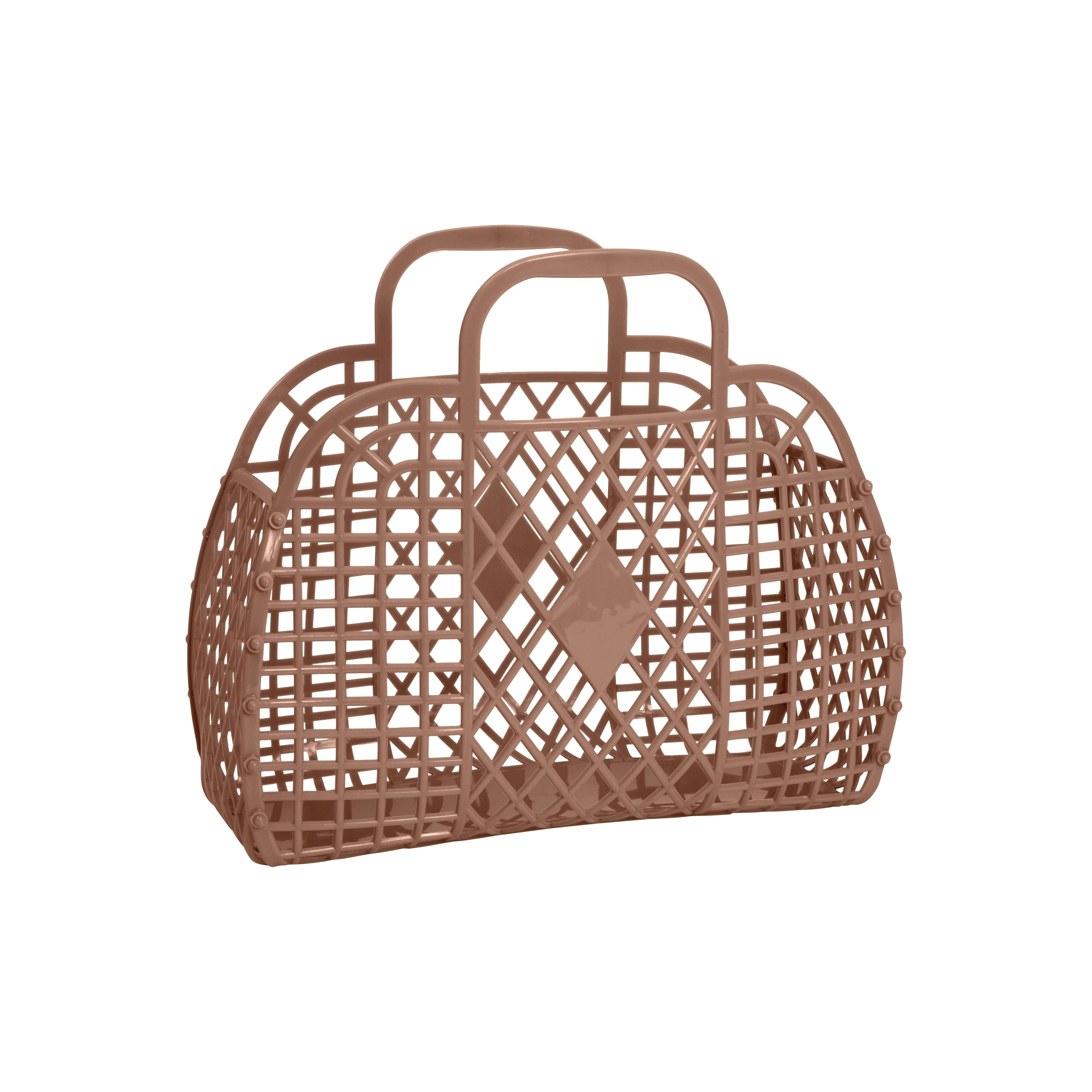 Retro Basket Jelly Bag - Small: Pink