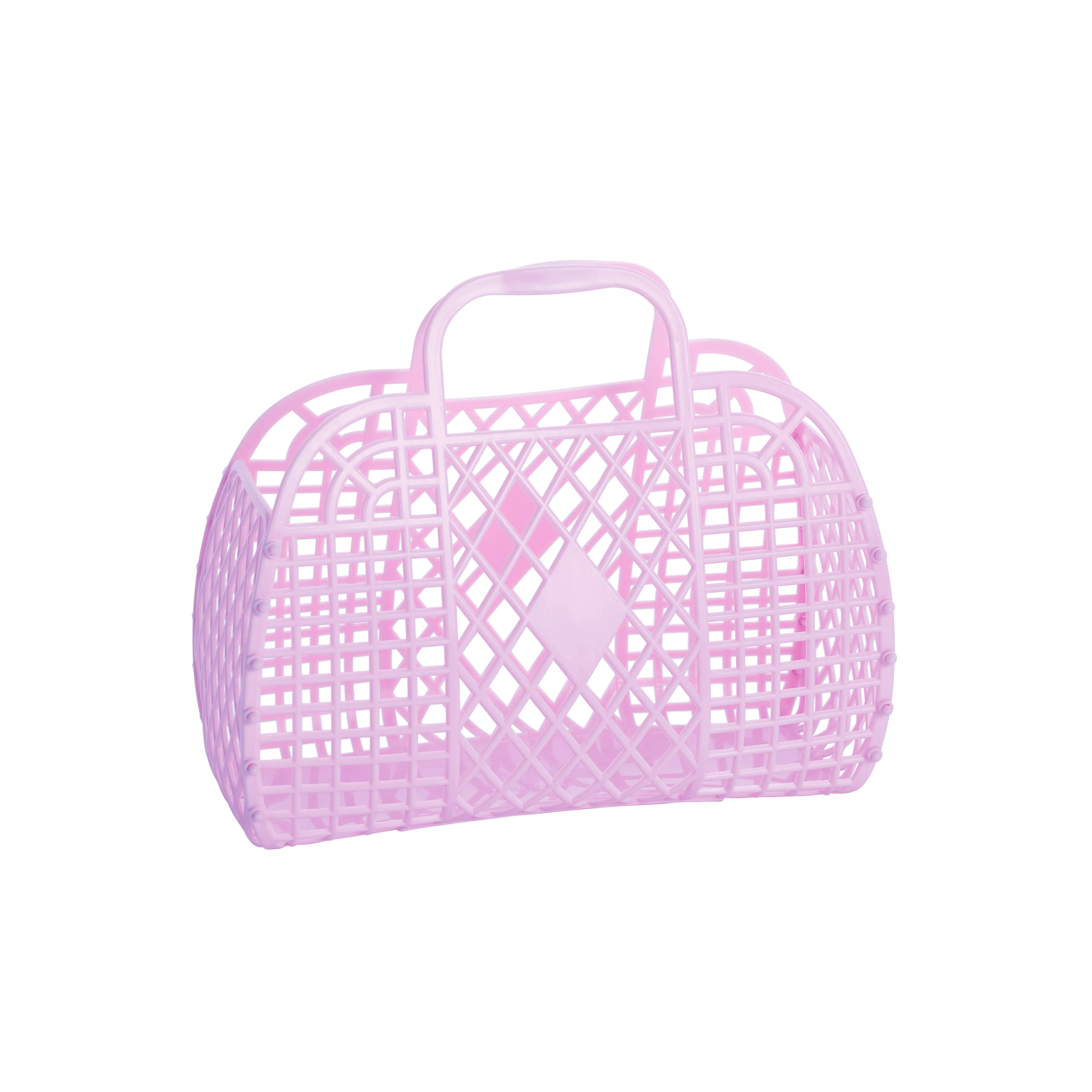 Retro Basket Jelly Bag - Small: Pink