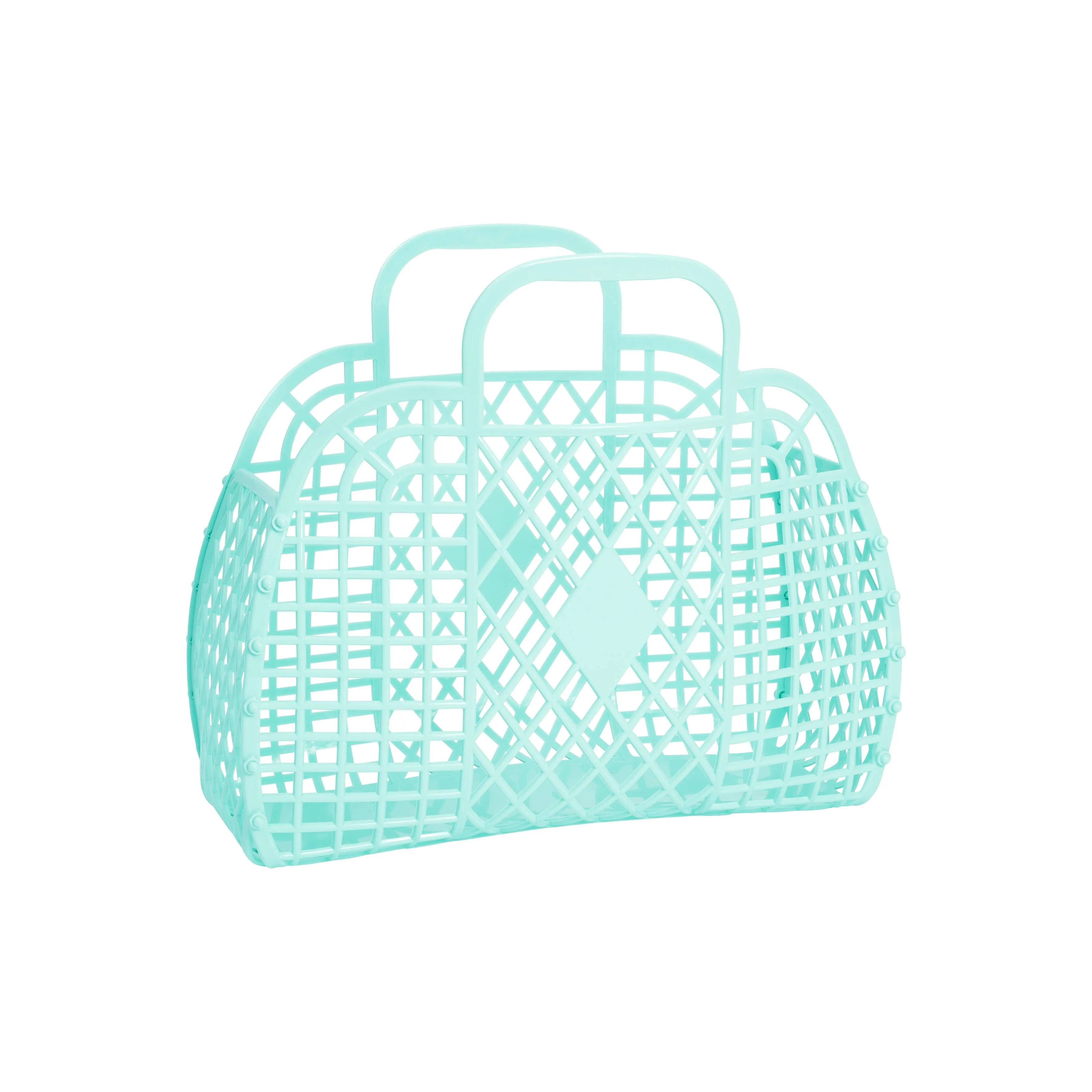 Retro Basket Jelly Bag - Small: Pink