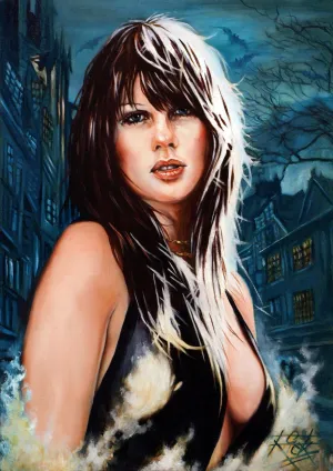 Rick Melton - Judy Matheson - Scream Queens - Art Print