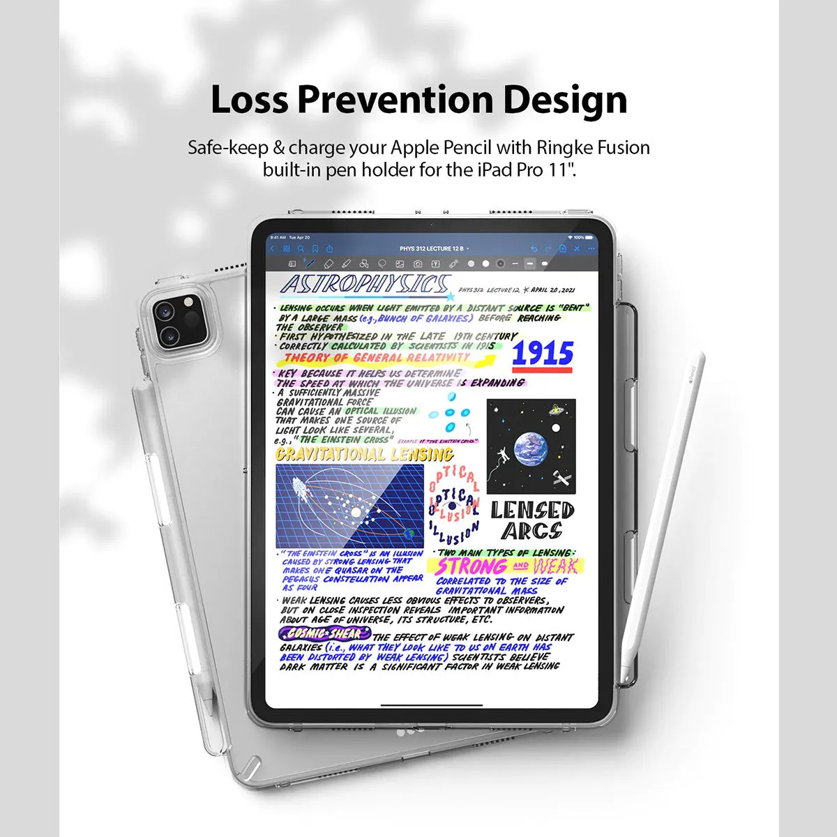 Ringke Fusion  Clear Case for iPad Pro 11″/All Gen (2022)