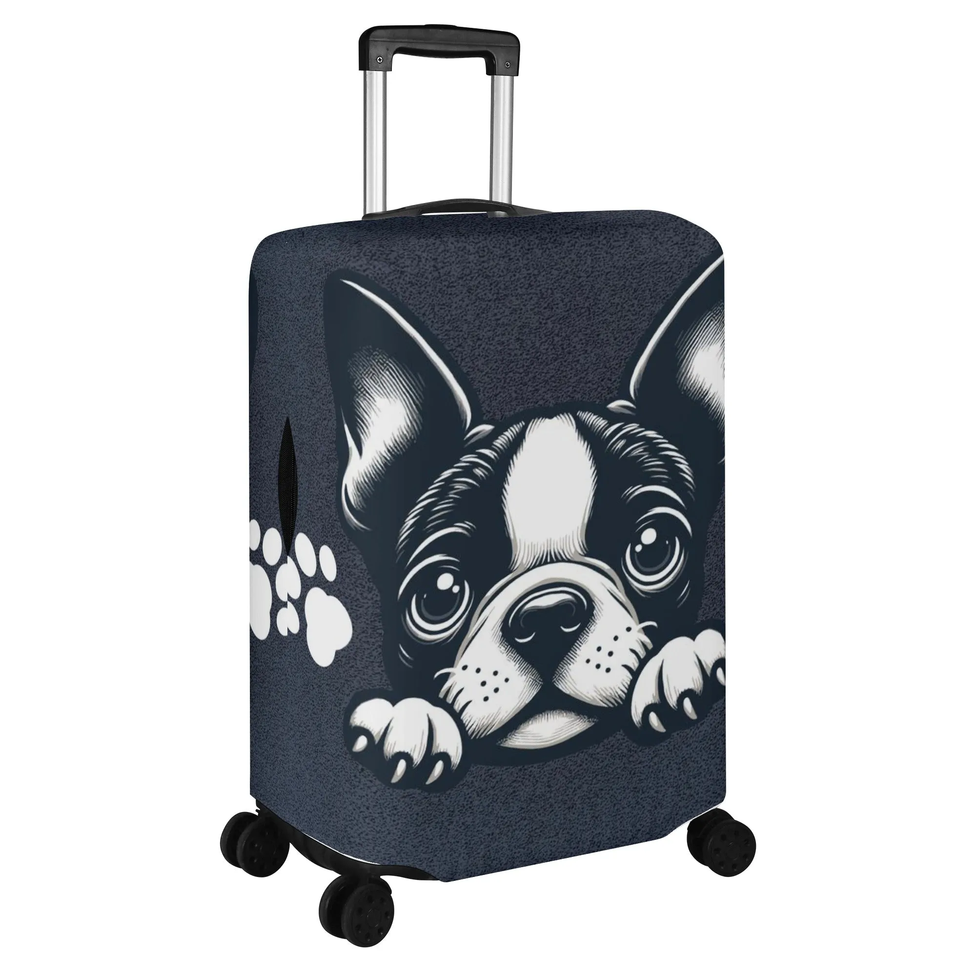Roscoe - Luggage Cover for Boston Terrier lovers
