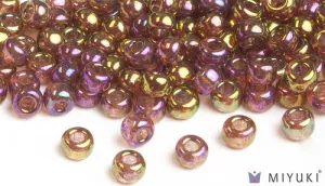 Rose Gold Luster 6/0 Glass Beads