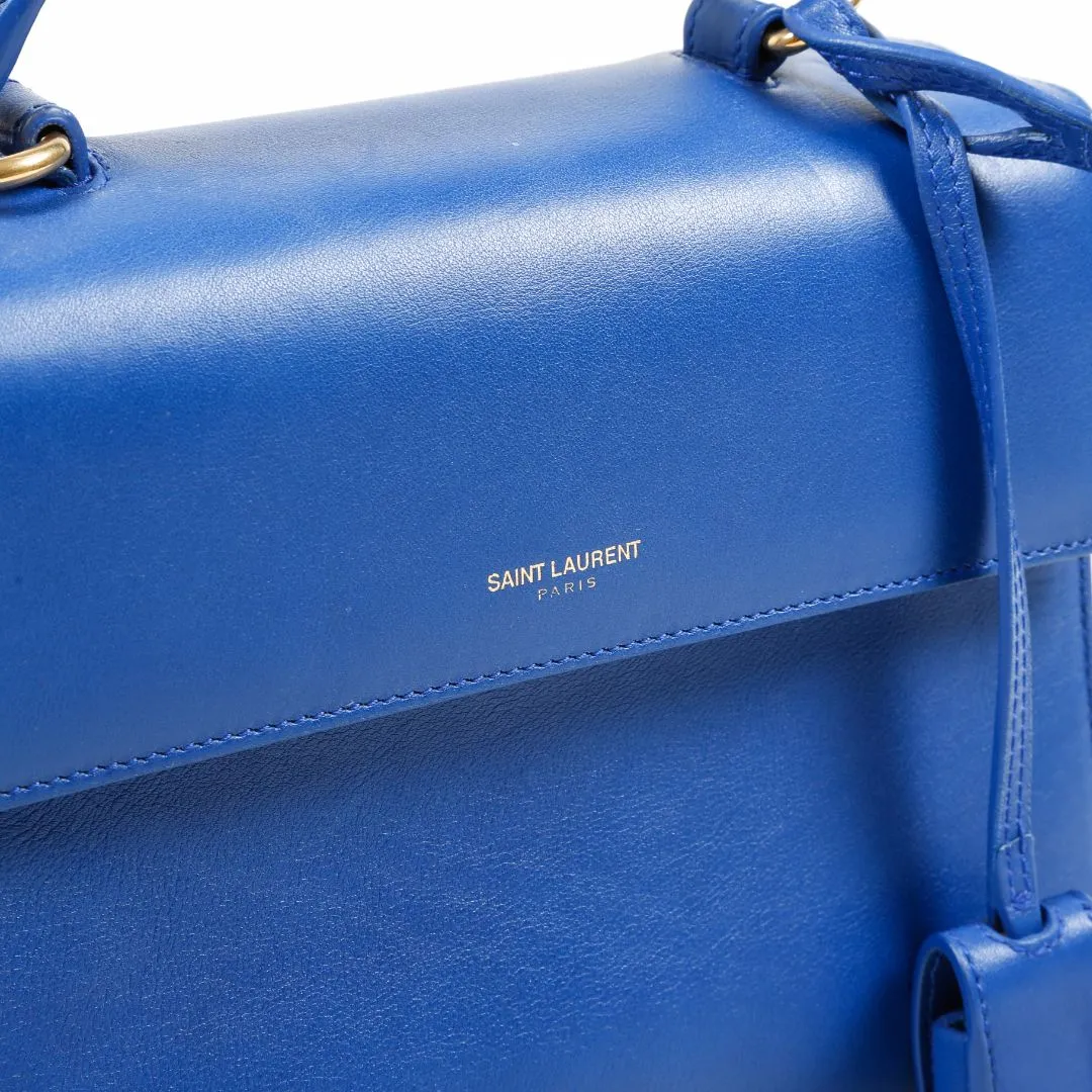 Saint Laurent Moujik Leather Satchel Size S