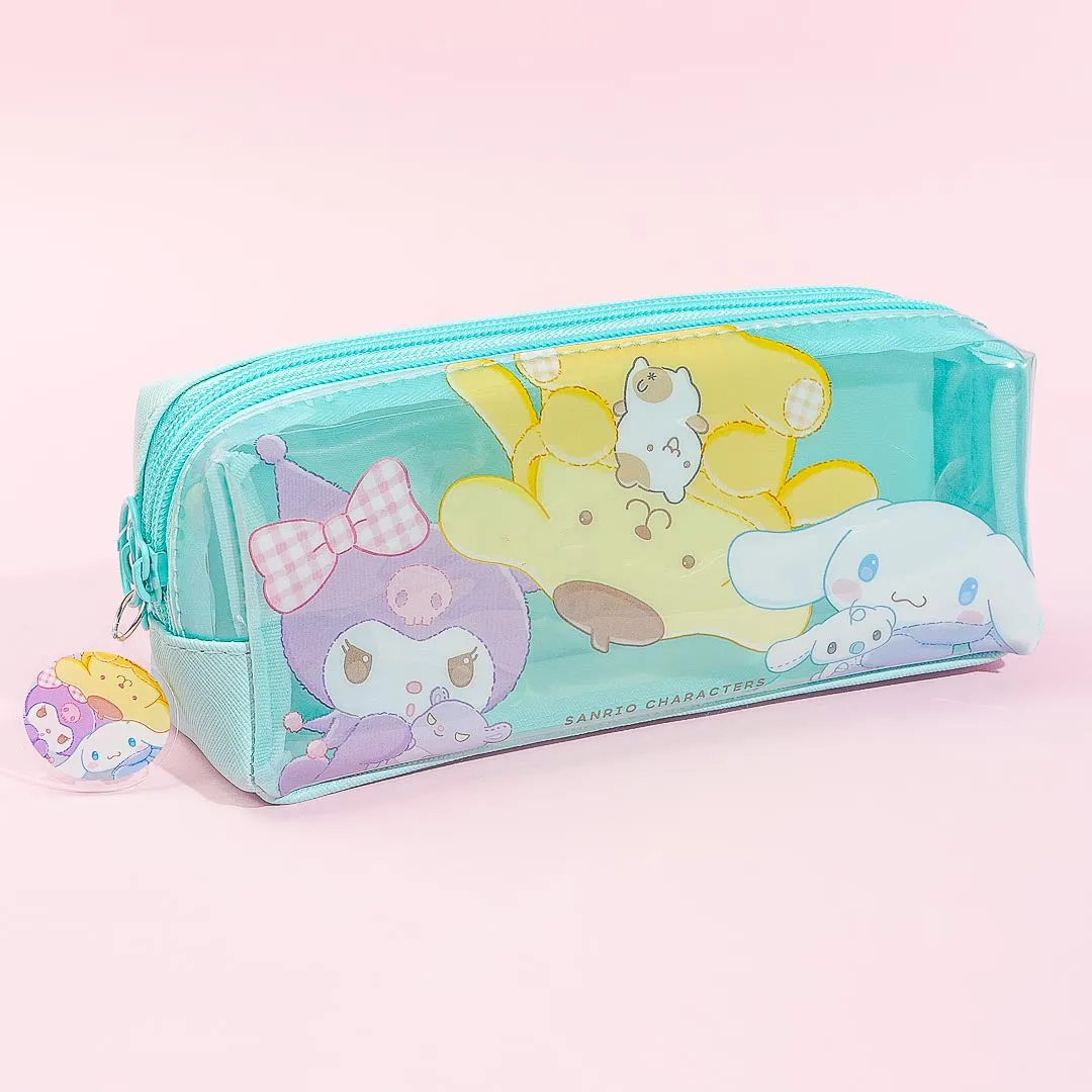 Sanrio Characters Plushie Friends Pencil Case