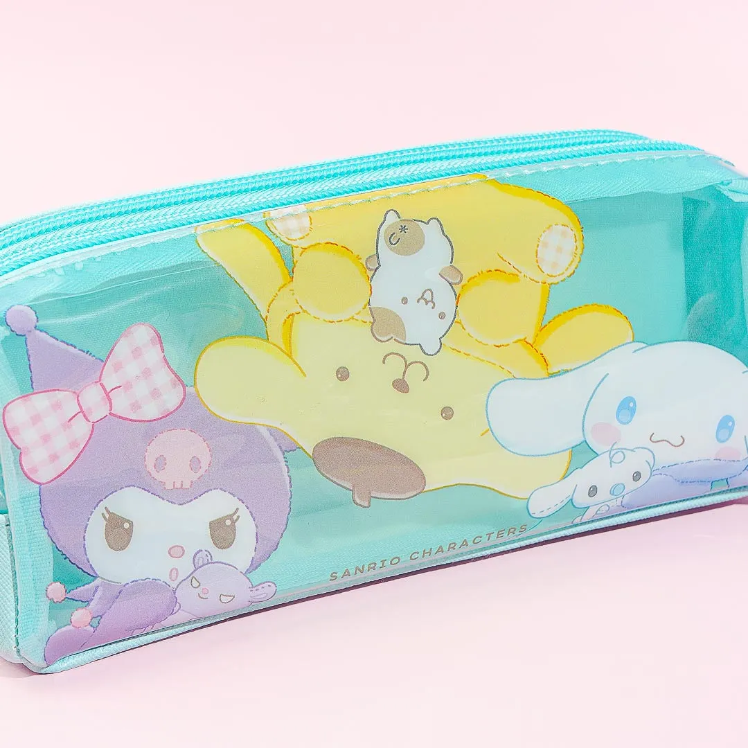 Sanrio Characters Plushie Friends Pencil Case