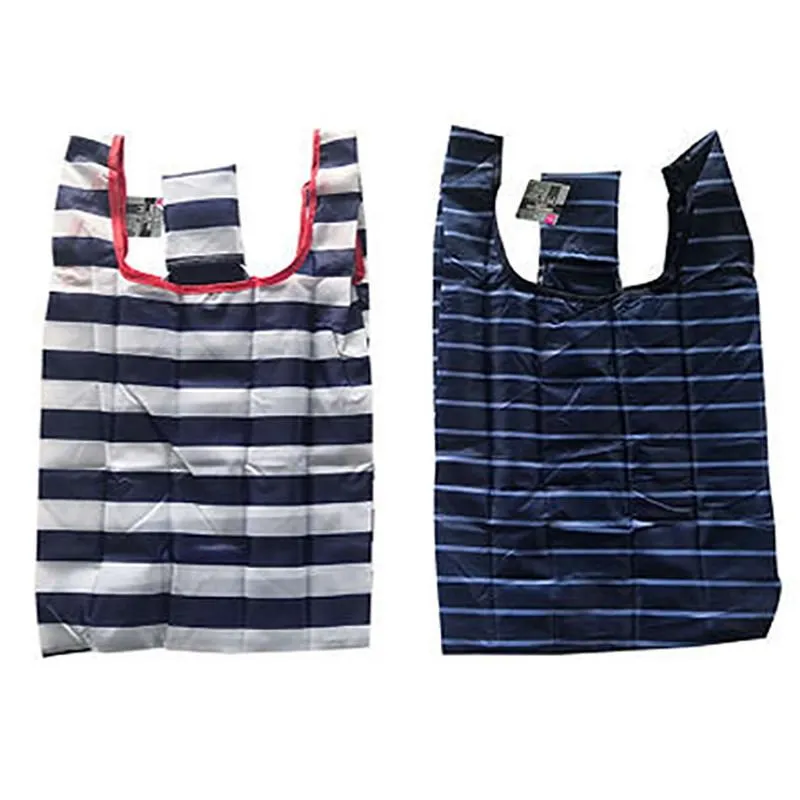 Shopping Bag -Striped-
