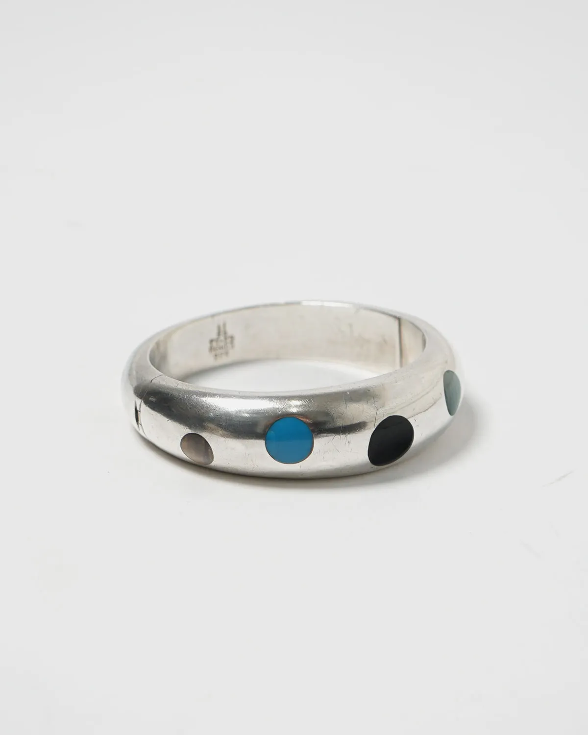 Silver Bracelet w/ Multi Stones