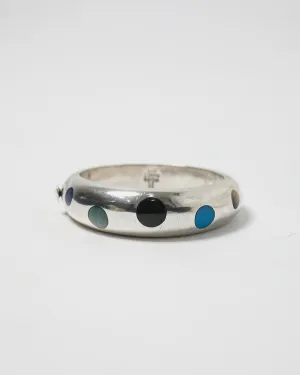 Silver Bracelet w/ Multi Stones