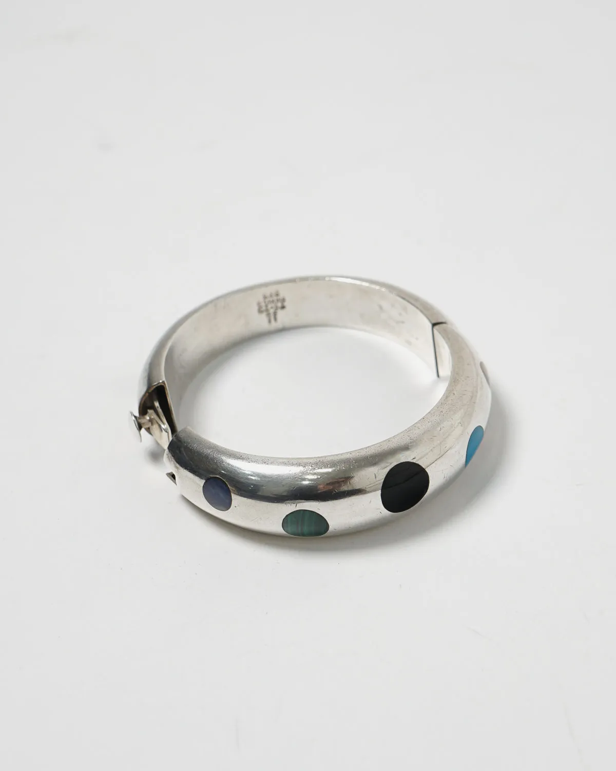 Silver Bracelet w/ Multi Stones