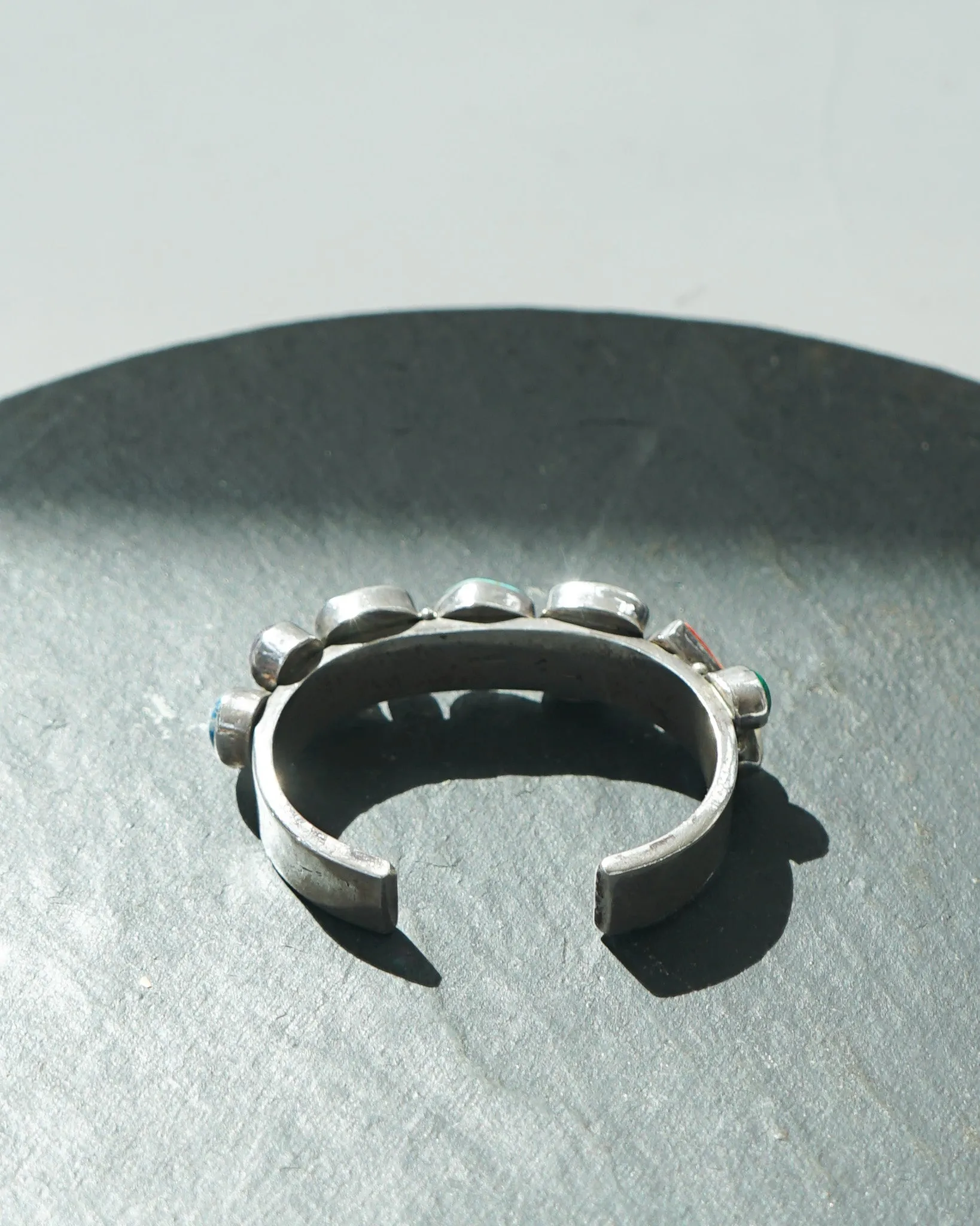 Silver Bracelet w/ Natural Stones