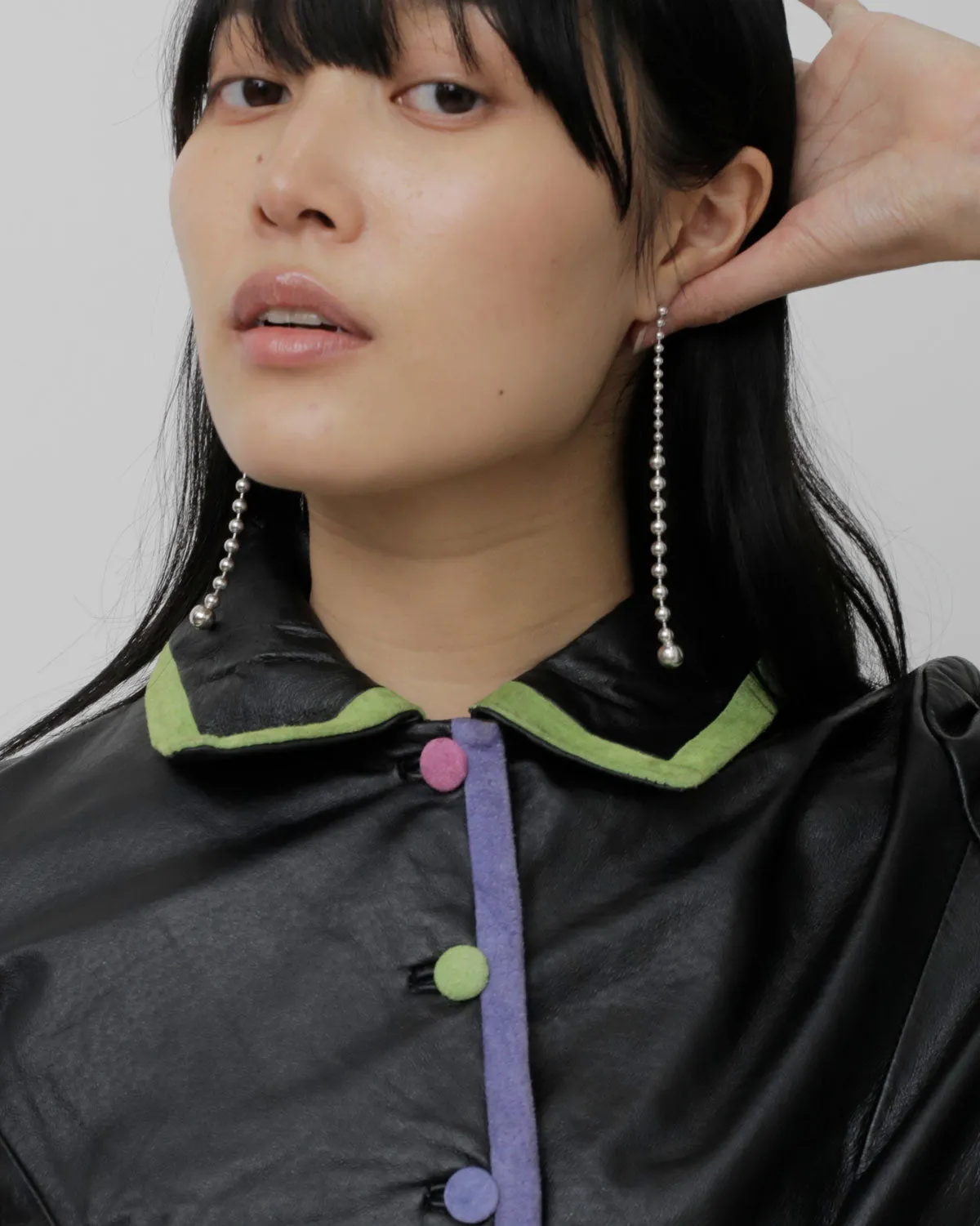 Silver Long Earrings