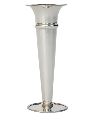 Silver Rose Vase 03