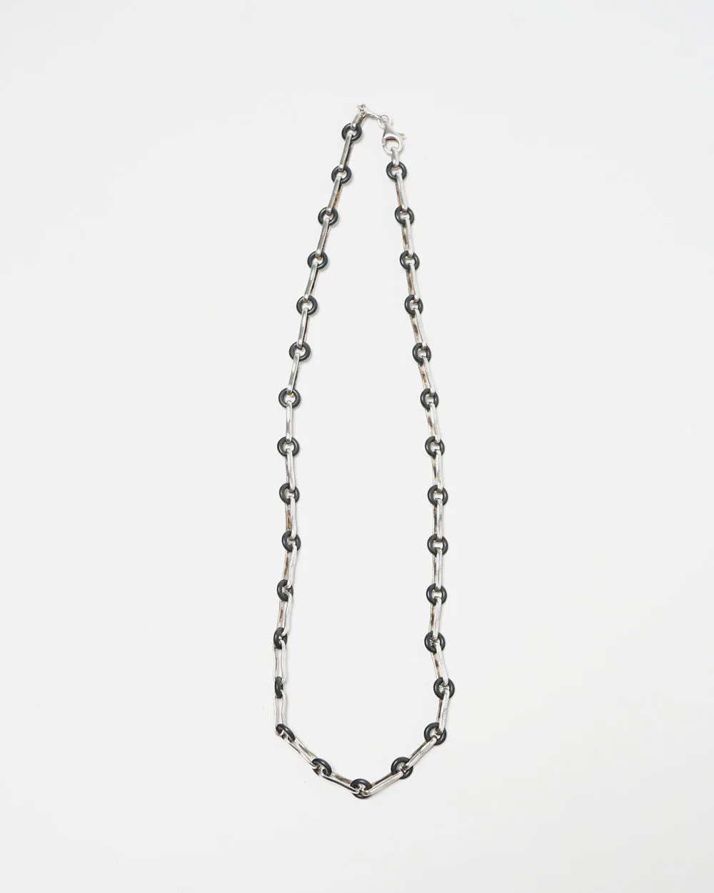 Silver x Rubber Necklace