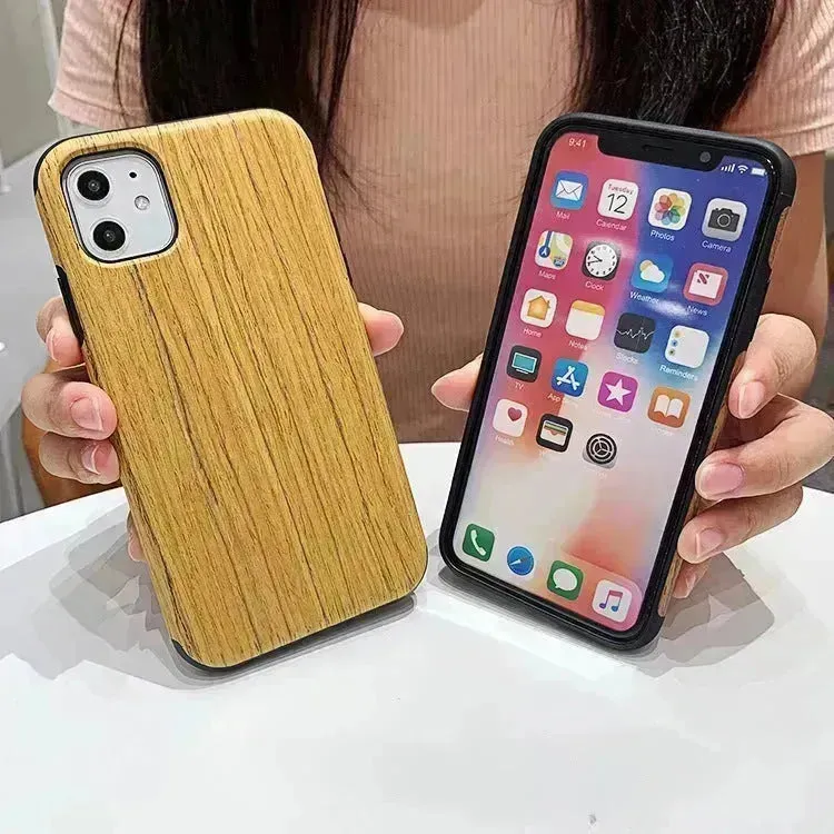 Simple Bamboo Wooden iphone  Protective case Unisex