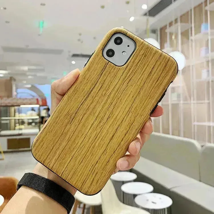 Simple Bamboo Wooden iphone  Protective case Unisex